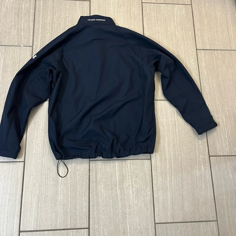 Under Armour Men’s Navy Full-Zip Lightweight Jacket SMU College